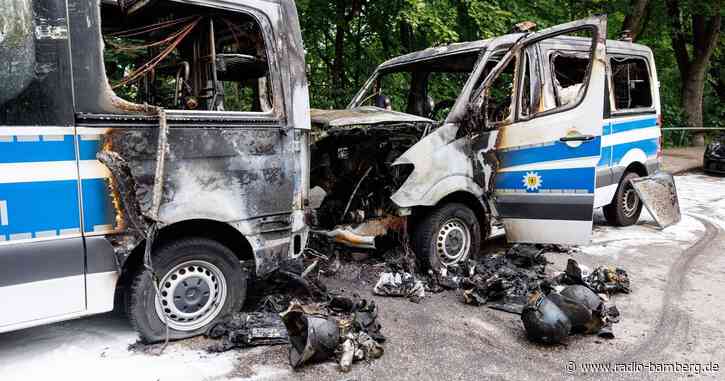 Vor G7-Gipfel: Polizeiautos ausgebrannt – Brandstiftung?