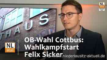 OB-Wahl Cottbus: FDP-Kandidat Felix Sicker in Wahlkampf gestartet - NIEDERLAUSITZ aktuell