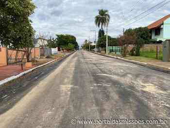 Realizada pavimentação na Rua dos Andradas - Notícias - Portal das Missões