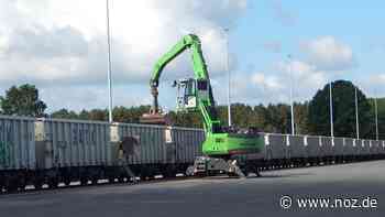 3000 Tonnen Material: 500 Meter lang: Erster Güterzug erreicht neues Verladegleis in Werlte - NOZ