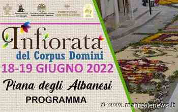 Piana degli Albanesi, infiorata del Corpus Domini 2022 - Monreale News