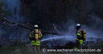 Feuer im Camp Hitfeld: Polizei geht von Brandstiftung aus
