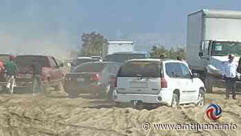 Obras en carretera de Ensenada generan pérdidas y caos vial - AGENCIA FRONTERIZA DE NOTICIAS