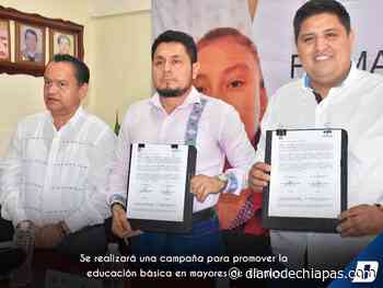 Palenque firma convenio con ICHEJA - Diario de Chiapas