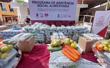 DIF Jiutepec entrega dotaciones alimentarias - El Sol de Cuernavaca