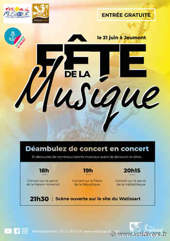 Parcours musical à Jeumont Ville de jeumont mardi 21 juin 2022 - Unidivers