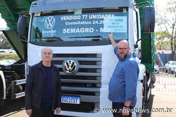 Nova Andradina é contemplada com caminhão caçamba - Nova News - Nova News