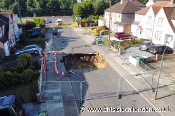 Martens Avenue Bexleyheath sinkhole: London Fire Brigade update