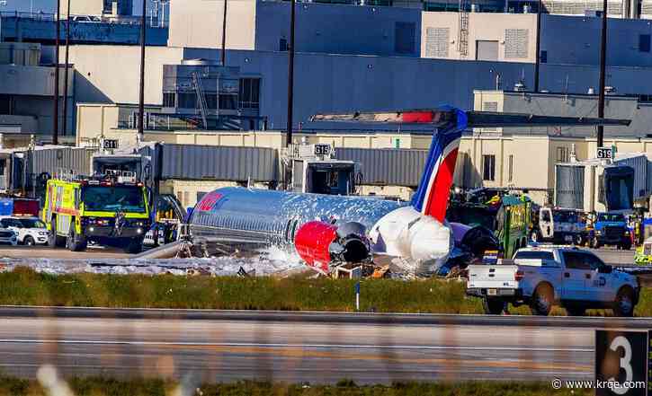 Plane catches fire after landing at Miami airport, 3 injured