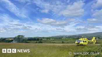 Police name pair killed in North Yorkshire helicopter crash