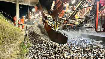 La ligne à grande vitesse "Paris - Lyon" fait l'objet d'un gros chantier de modernisation - France Bleu