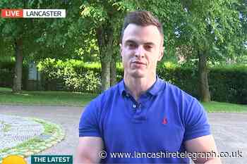 GMB: Disabled Lancaster man forced to drag himself up train station steps