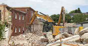 Franzstraße in Aachen: Die alte Hauptschule weicht einem neuen Wohnkomplex