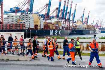 24-Stunden-Warnstreik droht deutsche Seehäfen lahmzulegen - freiepresse.de