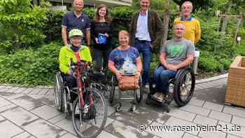 Touren rund um Obing: Handbiker testen Ausflugsstrecken