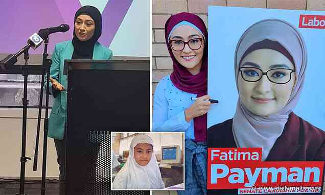 Refugee Fatima Payman, 27, who fled Taliban becomes Australia's first hijab-wearing senator - Daily Mail
