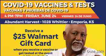 CORONAVIRUS: Healthier Lyon County schedules vaccination, testing clinic Friday - KVOE