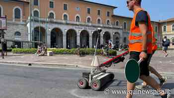 Viale Gramsci, indagini georadar pre-cantiere - Qui News Pisa