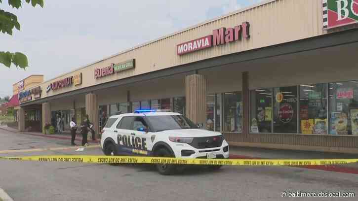3 Men Wounded In Apparent Drive-By Shooting At Northeast Baltimore Shopping Center, Police Say