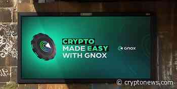 How to Start Generating Passive Income with Cryptocurrency? Staking Cardano (ADA) and by Simply Holding Gnox Token (GNOX) - Cryptonews