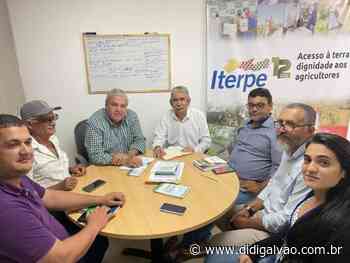Presidente do Iterpe recebe demandas de assentamentos de Pombos - Blog do Didi Galvão