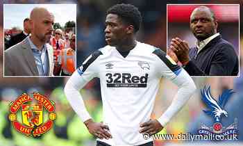 Man United suffer ANOTHER transfer setback as Derby's Malcolm Ebiowei 'opts for Crystal Palace'