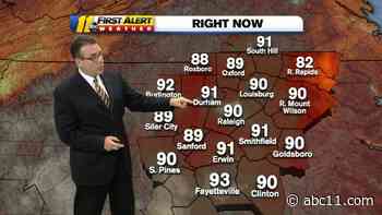 Storms Tonight, Not As Hot Tomorrow