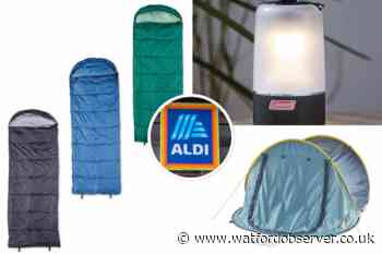 Shop tents, sleeping bags and all your festival camping essentials from Aldi