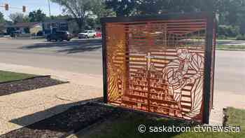 Saskatoon Transit unveils bus shelter displaying Indigenous art - CTV News Saskatoon