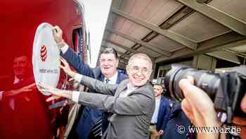 Großer Bahnhof: Thalys-Zug bekommt Design-Preis in Essen - WAZ News