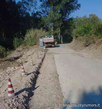 Pineto, lavori alla Foggetta: strada messa in sicurezza. A breve sarà la volta del torrente - Abruzzo Cityrumors