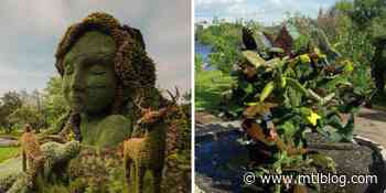 A Quebec City Park Is Getting Giant Sculptures Made Of Flowers & Plants This Summer - MTL Blog