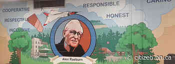 Residents frustrated as mural of Alex Raeburn at Caledon Central gets painted over - Orangeville Citizen