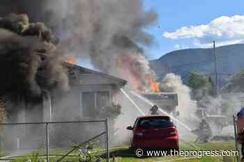 VIDEO: Explosions heard as fire rips through Penticton home – Chilliwack Progress - Chilliwack Progress