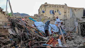 Erdbeben in Afghanistan: Rettungsarbeiten dauern an
