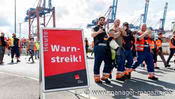 Streik im Hafen: Verdi ruft 12.000 Beschäftigte in Hamburg, Emden und Co. zur Arbeitsniederlegung auf