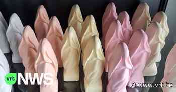 Snoep of kunst? Kunstenares uit Oudenaarde maakt Mariabeeldjes die lijken op het sinterklaassnoep - VRT NWS