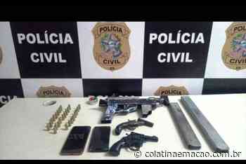 Dois suspeitos são presos com submetralhadora e outras armas em Colatina - Colatina em Ação