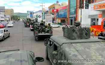 Llegan alrededor de 300 militares a Zamora para reforzar la seguridad en Michoacán - El Universal