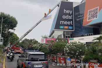 Cannes Lions: Greenpeace protesters scale Palais in latest festival disruption