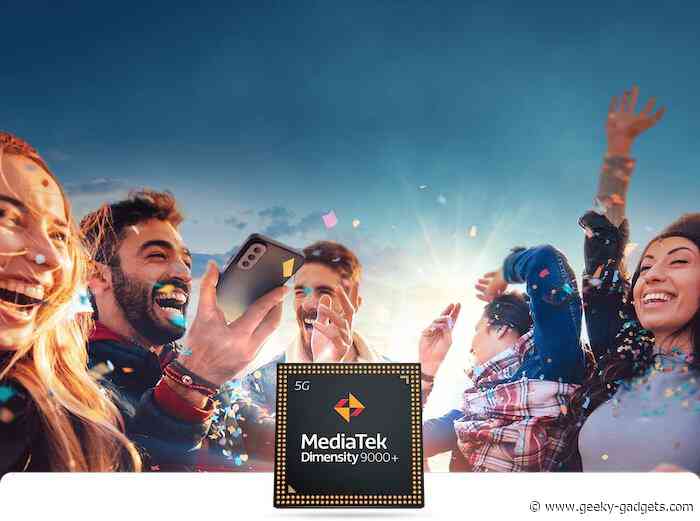MediaTek Dimensity 9000+ mobile processor unveiled