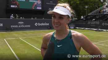 WTA Bad Homburg - Sabine Lisicki nach Viertelfinaleinzug überglücklich: "Immer mehr wie die alte Sabine" - Eurosport DE