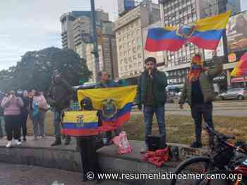Argentina. Concentraciones en Córdoba y Buenos Aires de solidaridad con la lucha del pueblo de Ecuador - Resumen Latinoamericano - Resumen Latinoamericano