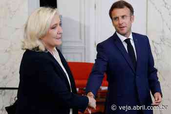 Aliados de Macron discordam sobre papel de extrema-direita em coalizão - VEJA