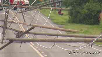 Cleaning up after Wednesday storm