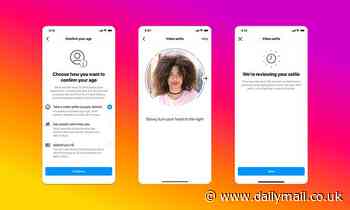 Instagram begins testing age verification tools of video selfies and confirmation from other users