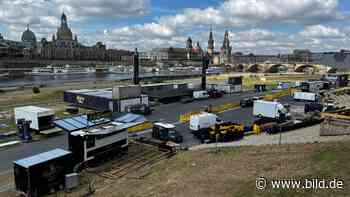 Dresden: Bangen auf der Filmnächte-Baustelle | Regional - BILD