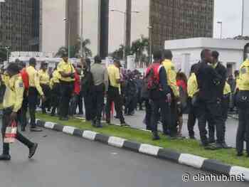 Unpaid Salaries: Officials Of Rivers Neighbourhood Watch Protest At Govt. House | ELANHUB - ELANHUB |