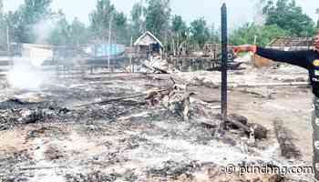 Navy burns exhibit, fire kills three, razes houses in Rivers community - Punch Newspapers