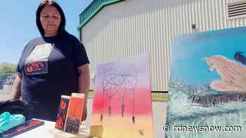 Indigenous painter hopes art helps residential school survivors and others heal - rdnewsnow.com
